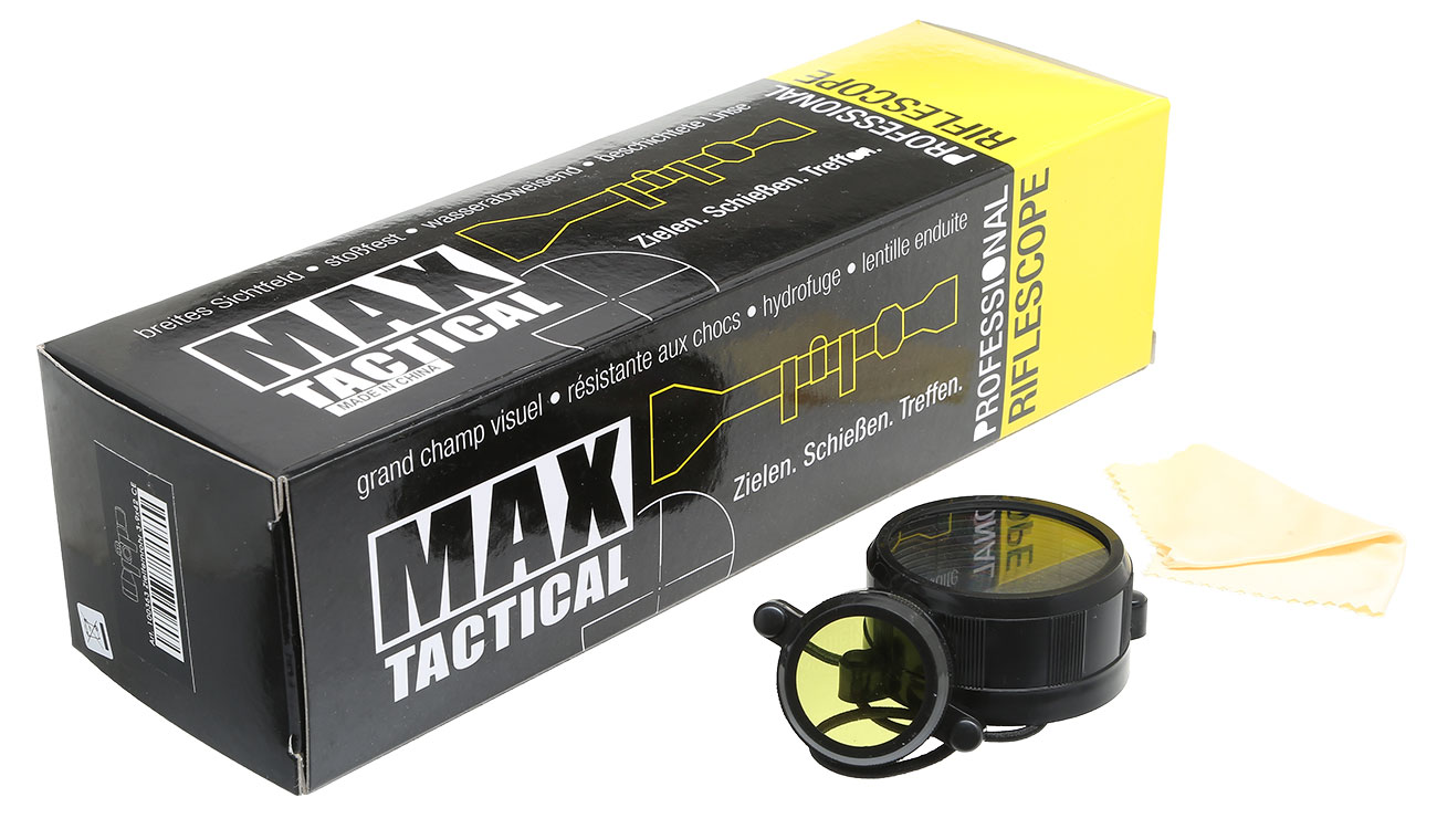 Max Tactical Zielfernrohr 3-9x42 CE kompakt elektrisch inkl. Ringe für 22 mm Schiene Bild 8