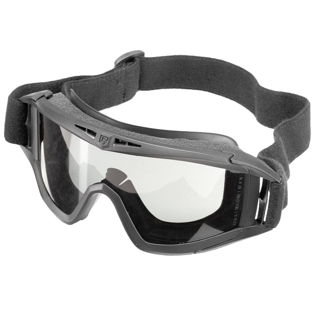 Revision Eyewear Desert Locust Schutzbrille Deluxe Kit mit vermillion / klar / rauch Wechselglser schwarz Bild 1