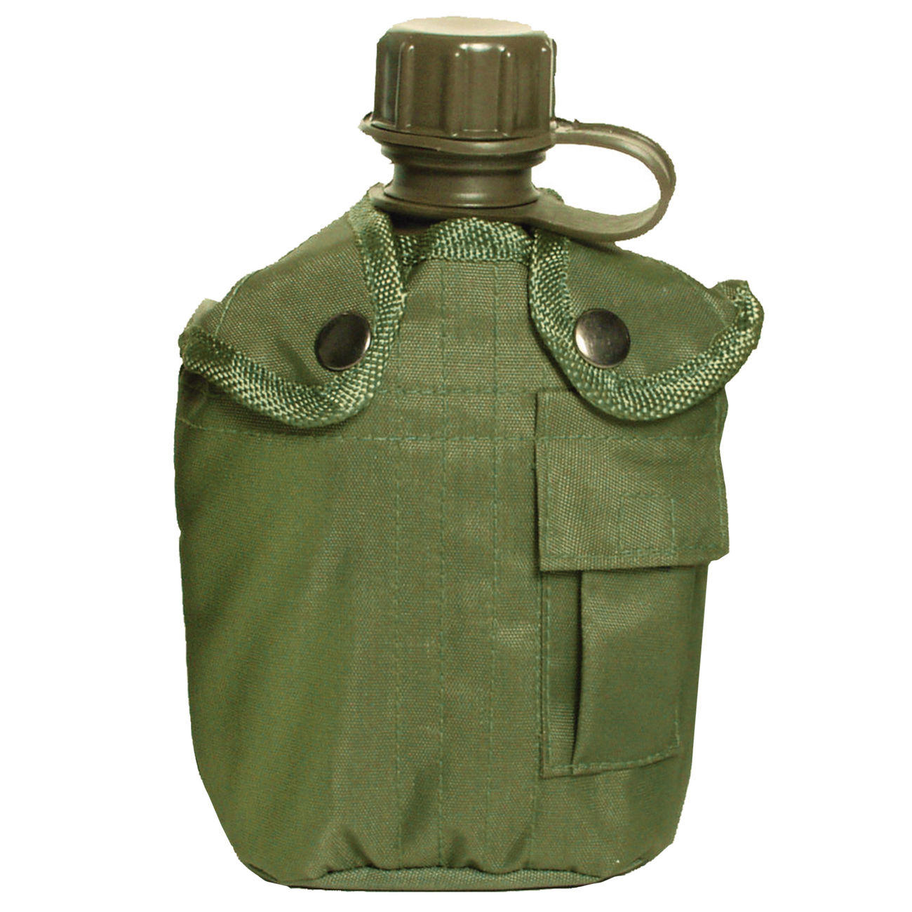 Mil-Tec Feldflasche 1 Liter Kunststoff inkl. Hlle oliv