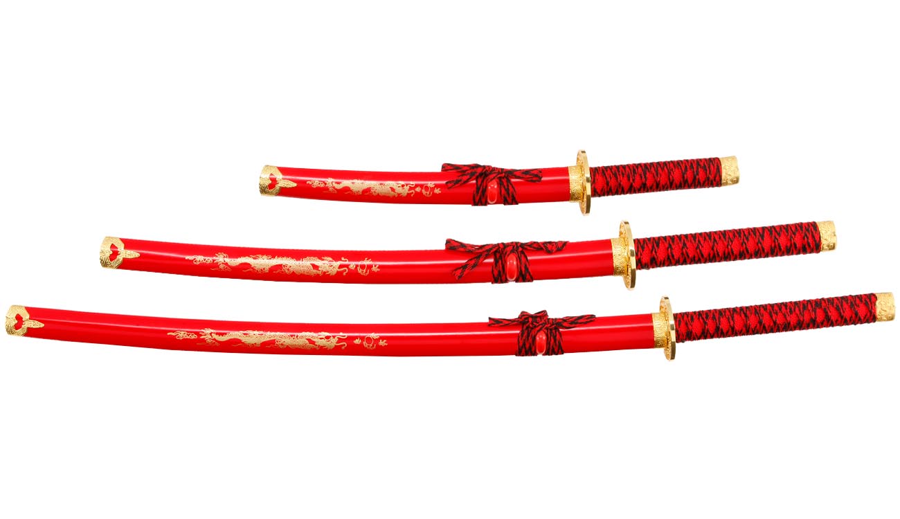 Tole 10 Imperial Schwertset Red Fire Samurai Bild 3