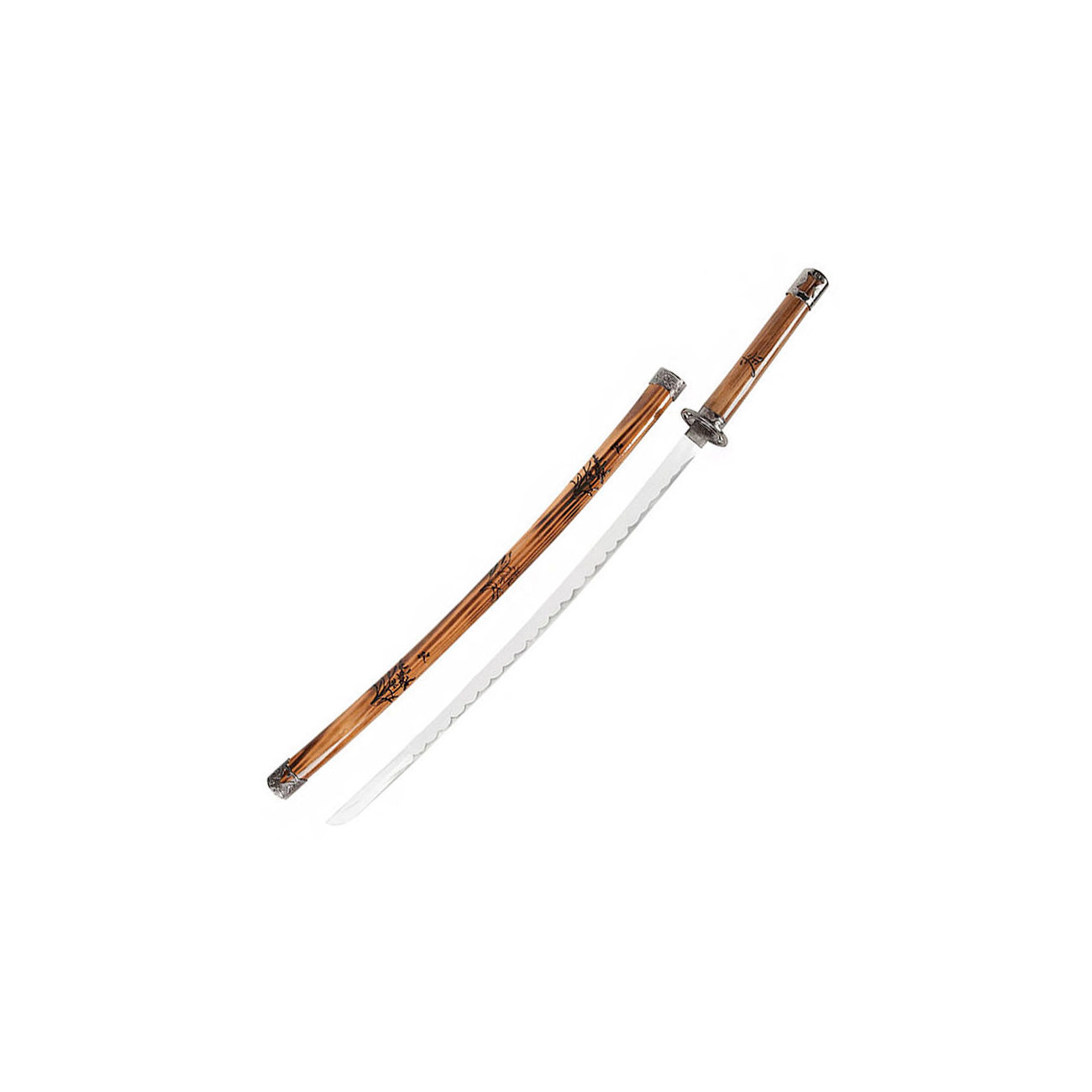 Tole 10 Imperial Schwert Classic Wood Samurai Carbonstahl