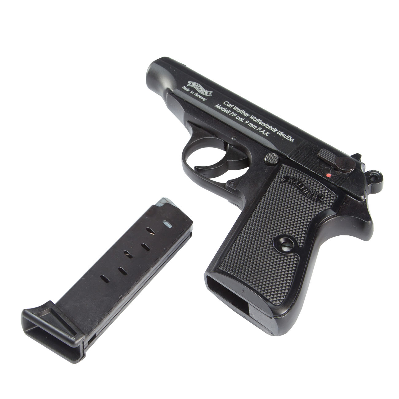 Walther PP Schreckschuss Pistole Kal. 9mm P.A.K. schwarz brniert Bild 3
