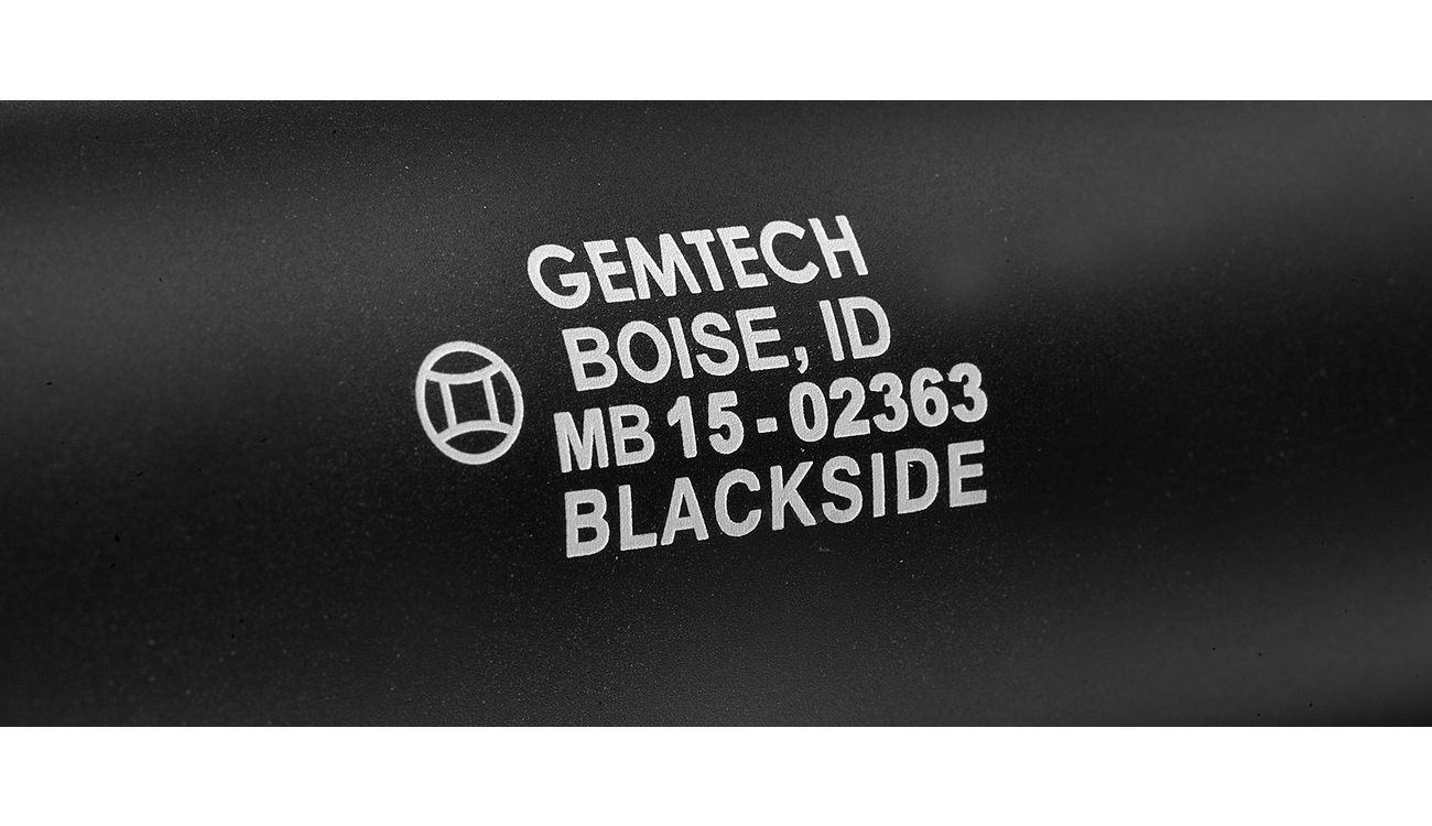 MadBull / Gemtech Blackside Aluminium Silencer schwarz 14mm - Bild 4