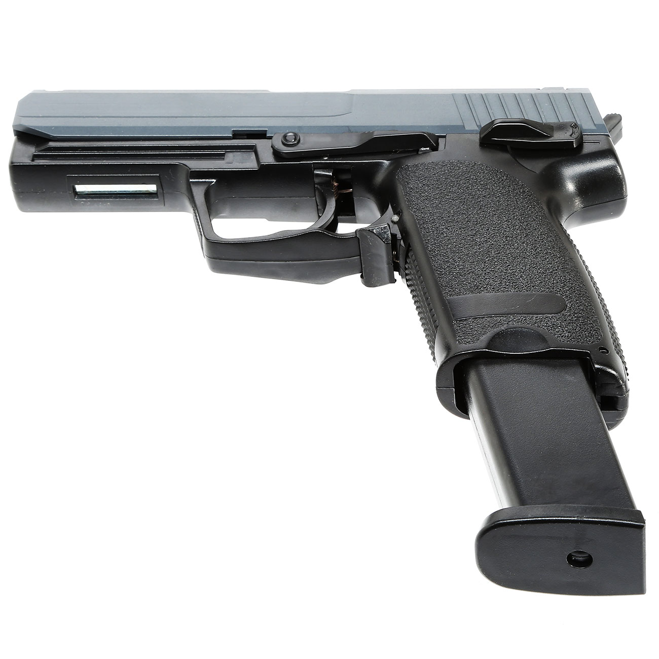 UHC USP .45 Heavy Weight Springer Softair Pistole 6mm BB schwarz Bild 4