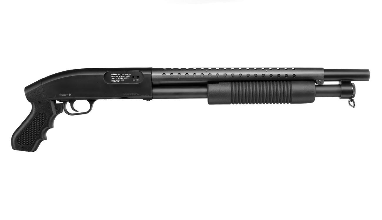 D.E. M500 Combat Shotgun Shorty Version Springer 6mm BB schwarz Bild 2