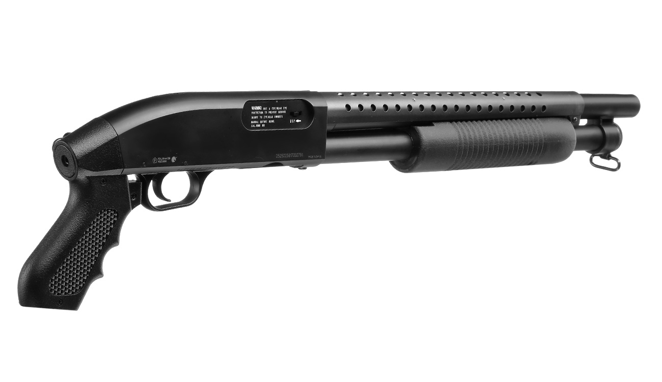 D.E. M500 Combat Shotgun Shorty Version Springer 6mm BB schwarz Bild 3