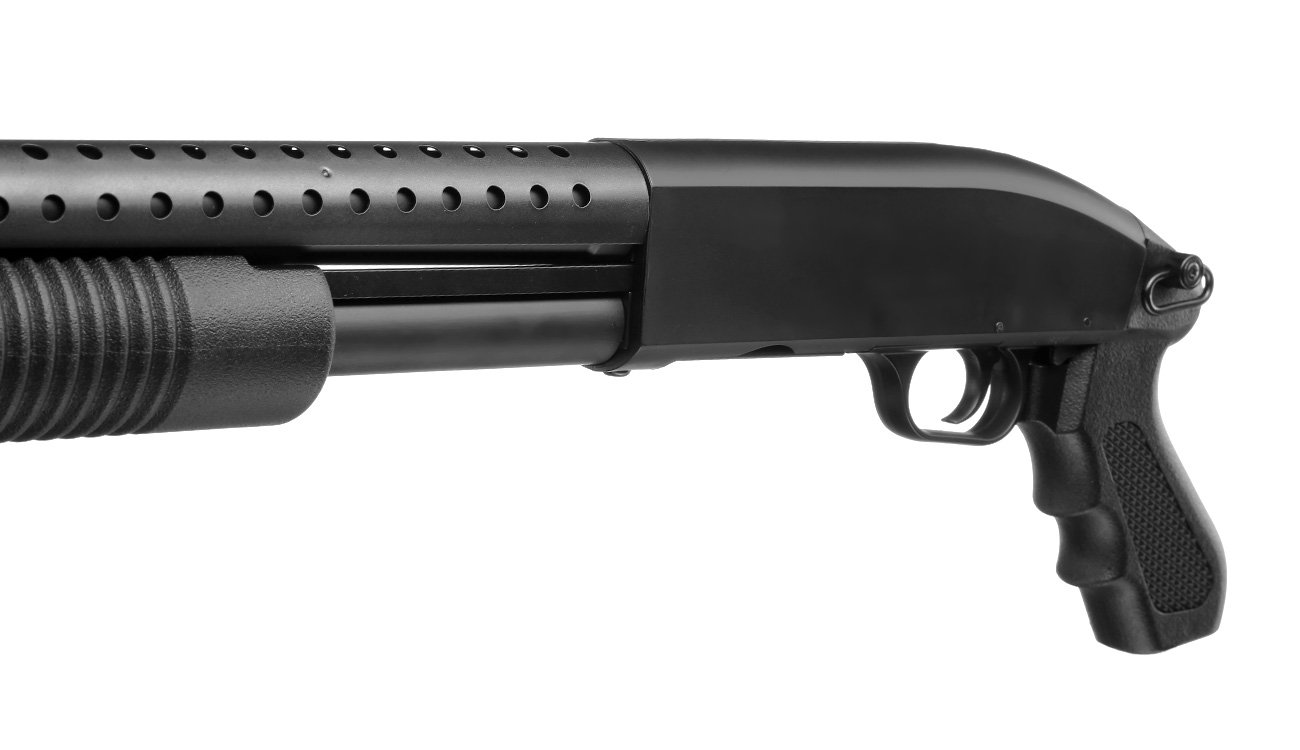 D.E. M500 Combat Shotgun Shorty Version Springer 6mm BB schwarz Bild 6