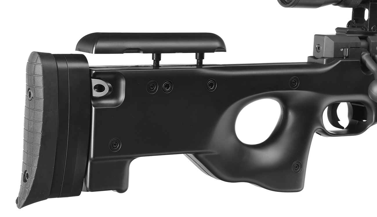 Well L96 Snipergewehr inkl. Zielfernrohr Springer 6mm BB schwarz Bild 9