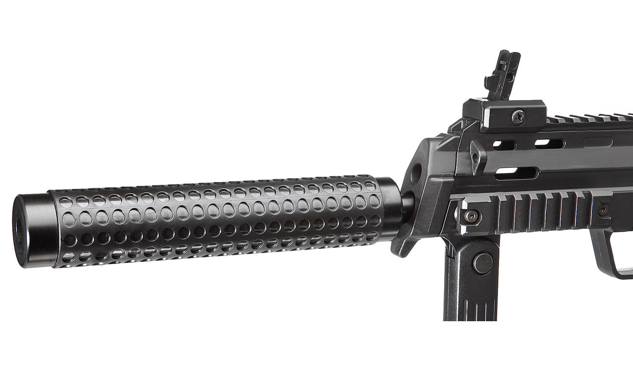 Heckler & Koch MP7A1 SWAT Vollmetall Komplettset AEG 6mm BB schwarz Bild 4