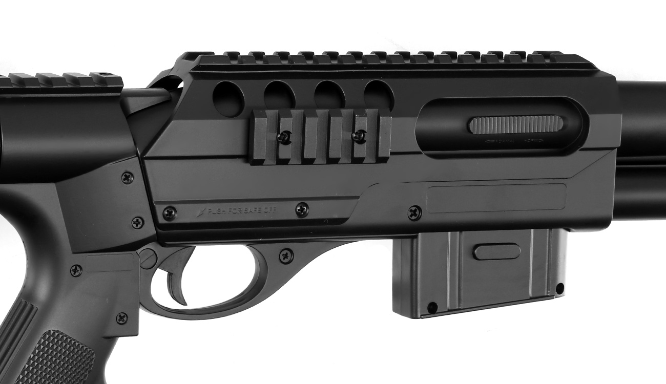 D.E. M3000 Tactical Shotgun Springer 6mm BB schwarz Bild 8