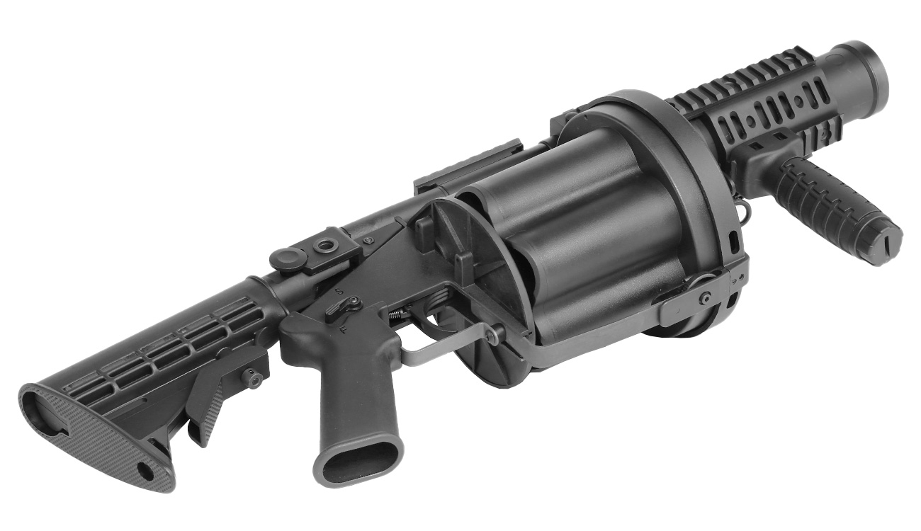 ICS MGL 40mm Airsoft Revolver-Granatwerfer schwarz Bild 5
