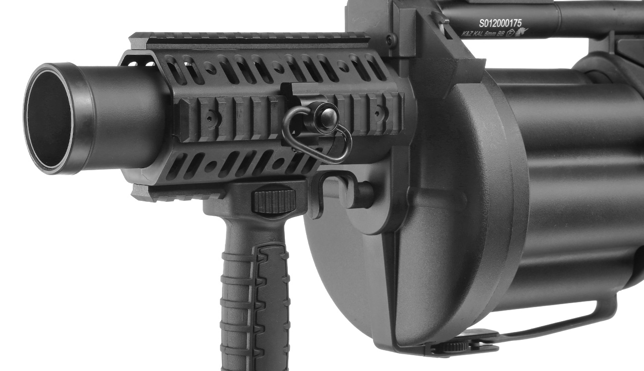 ICS MGL 40mm Airsoft Revolver-Granatwerfer schwarz Bild 7