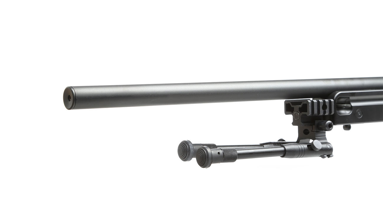 Well L96 Snipergewehr inkl. Zweibein und Zielfernrohr Springer 6mm BB schwarz Bild 5