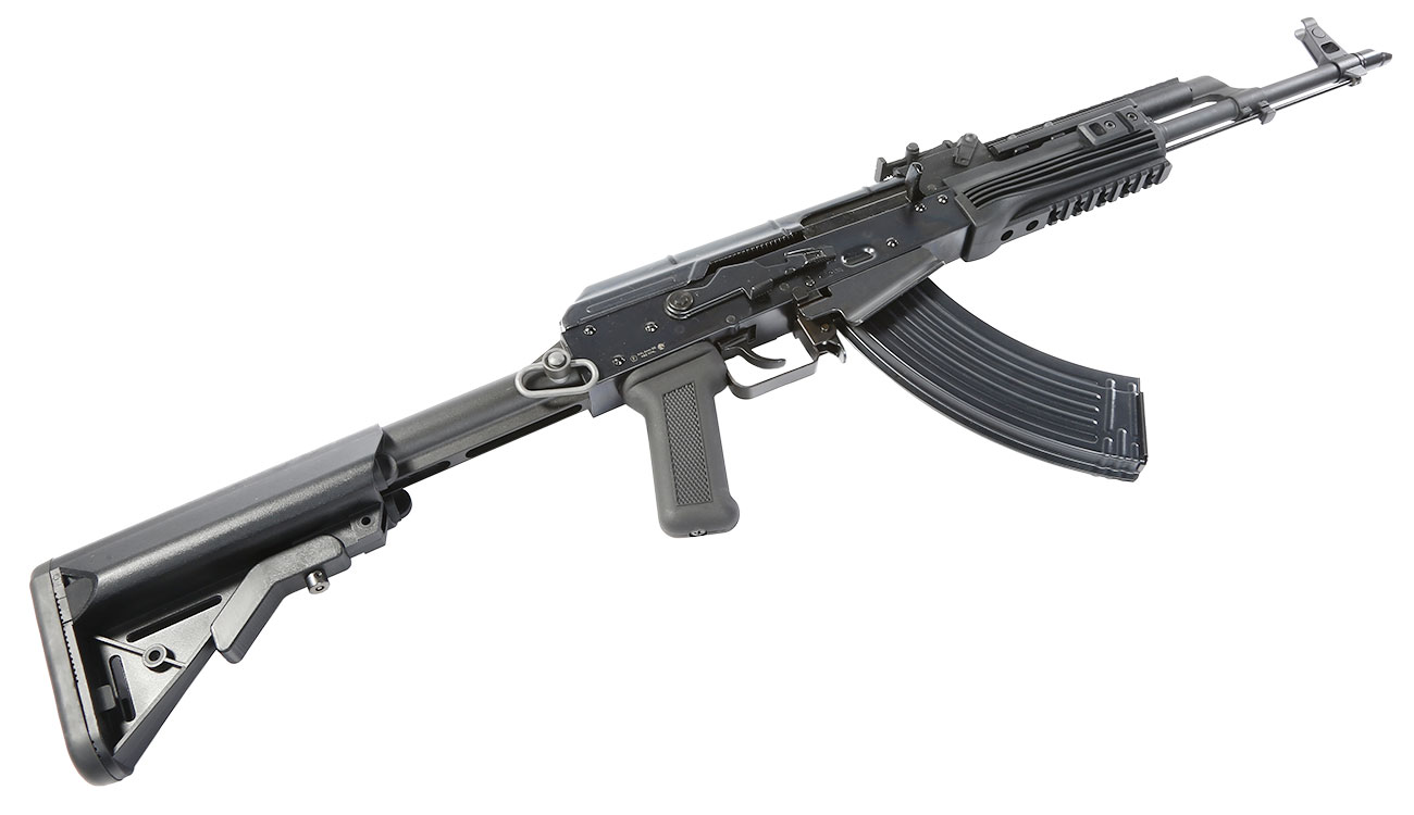 Wei-ETech AK-74 PMC Vollmetall AWSS Open-Bolt Gas-Blow-Back 6mm BB schwarz Bild 5