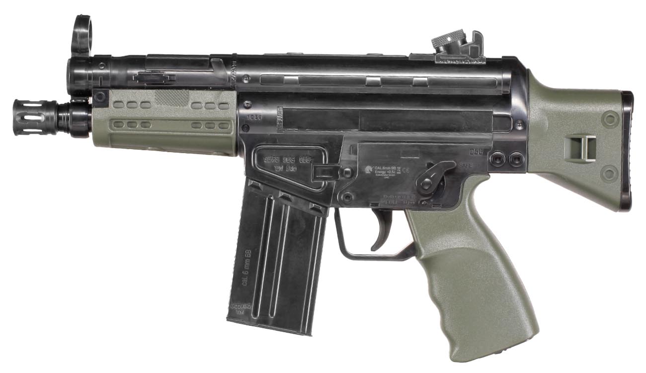 UHC Mini G3A3 Kidz Action-Rifle AEG 6mm BB schwarz / grn Bild 1