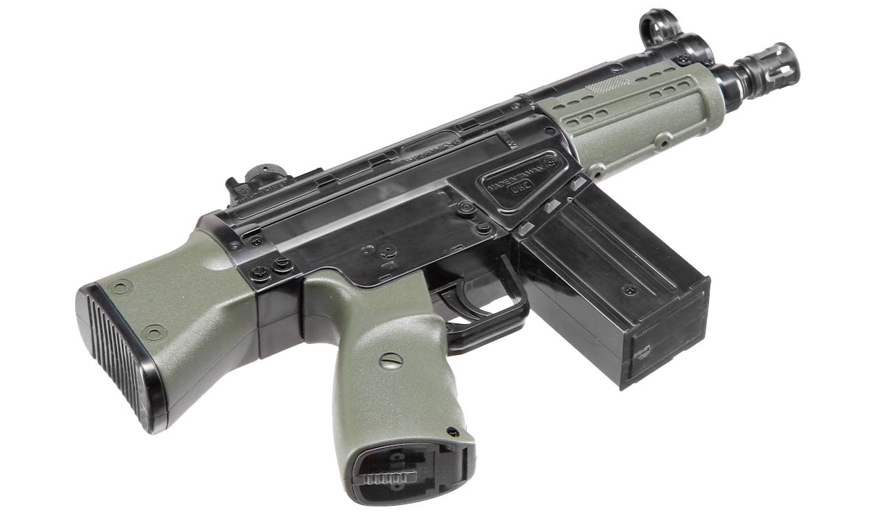 UHC Mini G3A3 Kidz Action-Rifle AEG 6mm BB schwarz / grn Bild 4