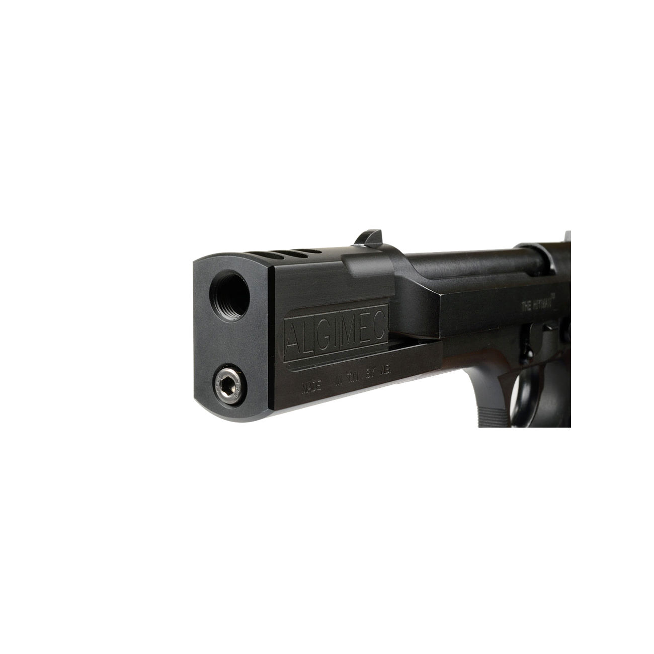 MadBull Hitman M9A1 Compensator f. KJW / Wei-ETech / Socom Gear M9A1 Pistolen schwarz Bild 3