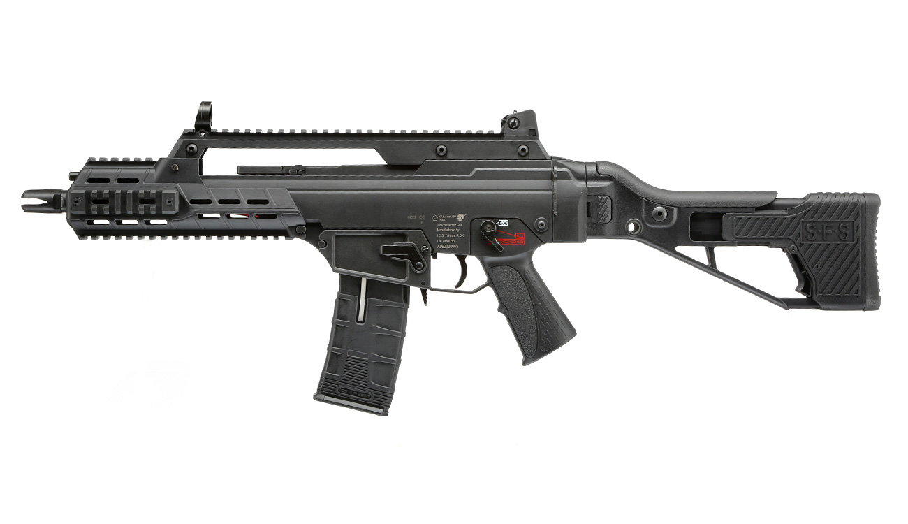 ICS G33 AAR SFS Compact Assault Rifle S-AEG 6mm BB schwarz Bild 1