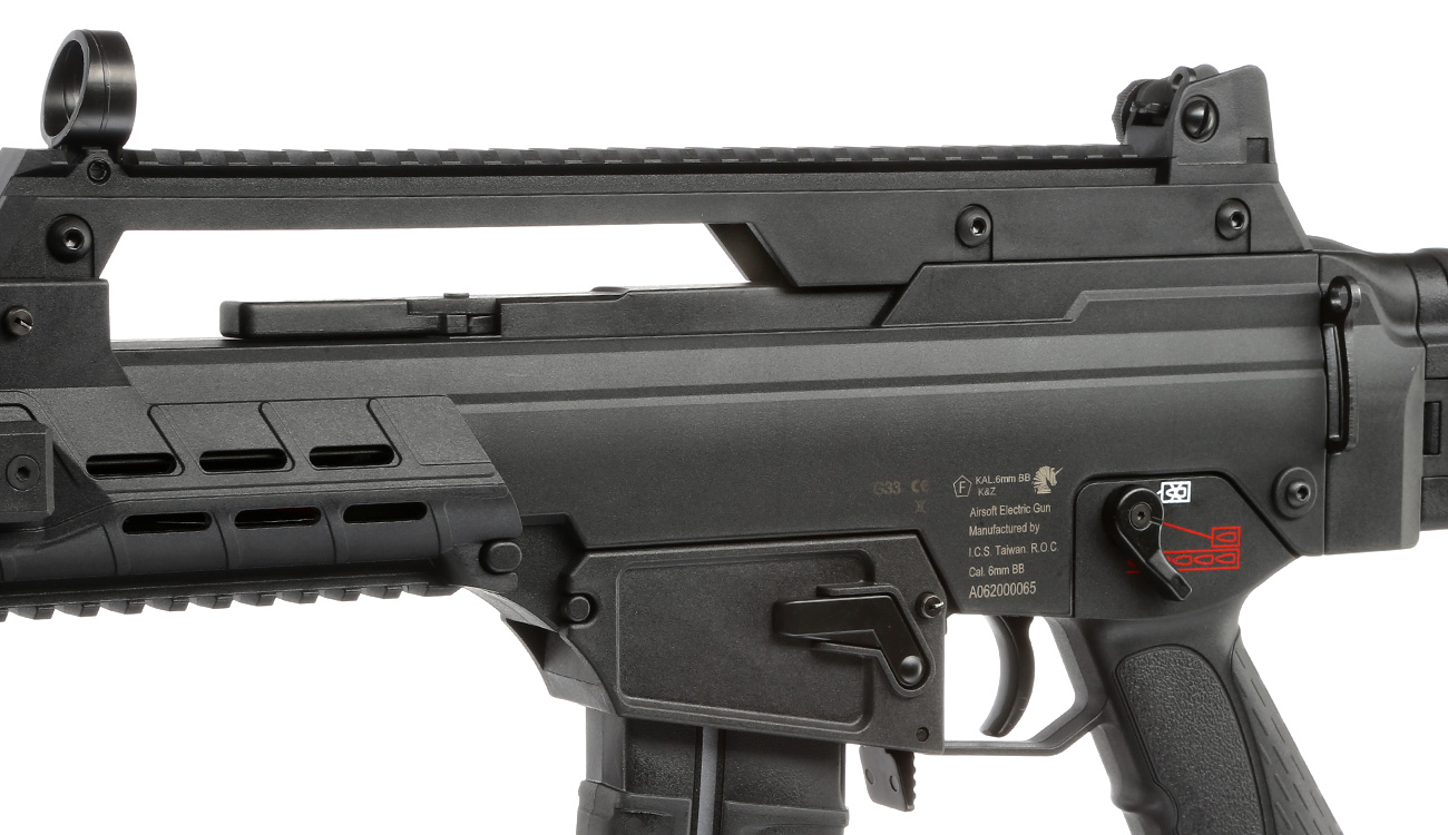 ICS G33 AAR SFS Compact Assault Rifle S-AEG 6mm BB schwarz Bild 7