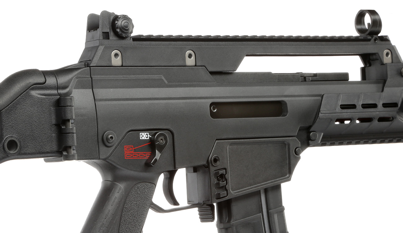 ICS G33 AAR SFS Compact Assault Rifle S-AEG 6mm BB schwarz Bild 8