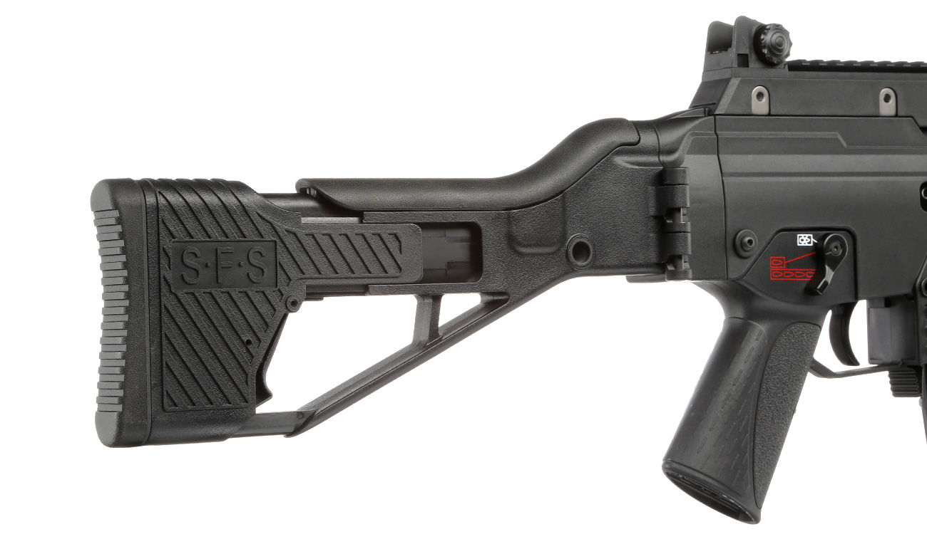 ICS G33 AAR SFS Compact Assault Rifle S-AEG 6mm BB schwarz Bild 9