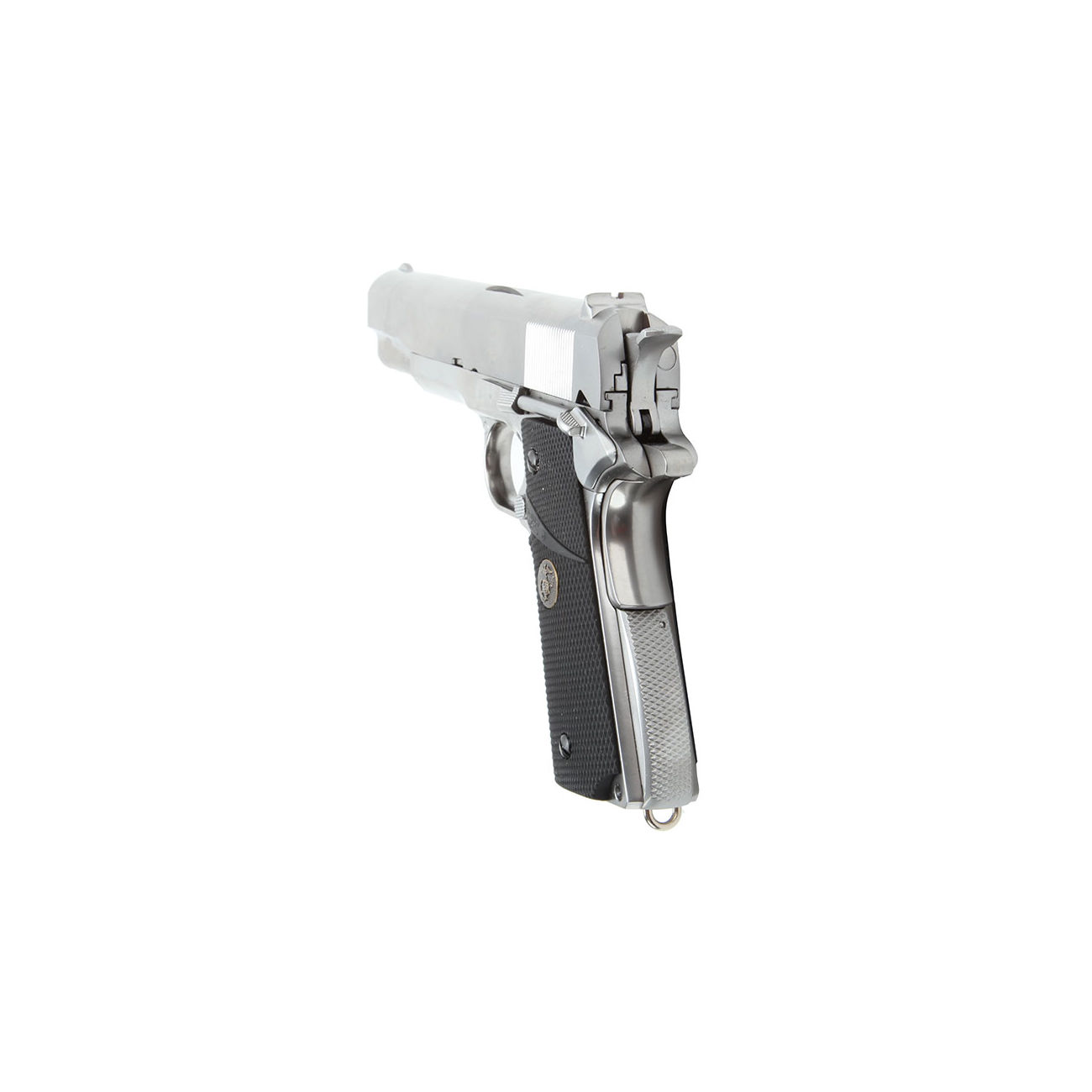 Wei-ETech M1911 Pro Grip Vollmetall GBB 6mm BB Satin-Chrome Bild 3