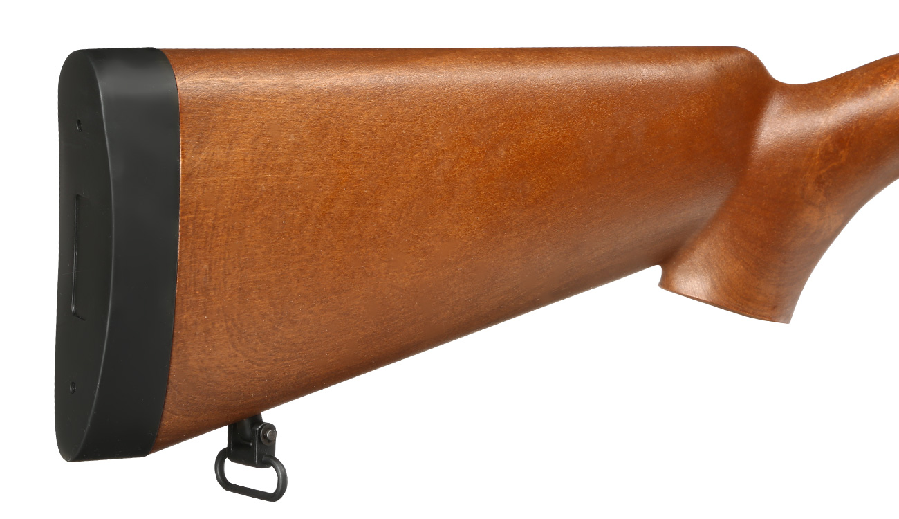 Well M700 Snipergewehr inkl. Zweibein / Zielfernrohr Springer 6mm BB Holzoptik Bild 9