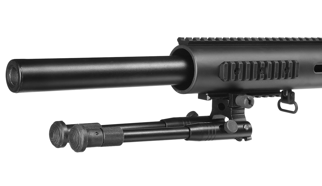 Well MB4410D MSR Snipergewehr inkl. Zweibein / Zielfernrohr Springer 6mm BB schwarz Bild 6