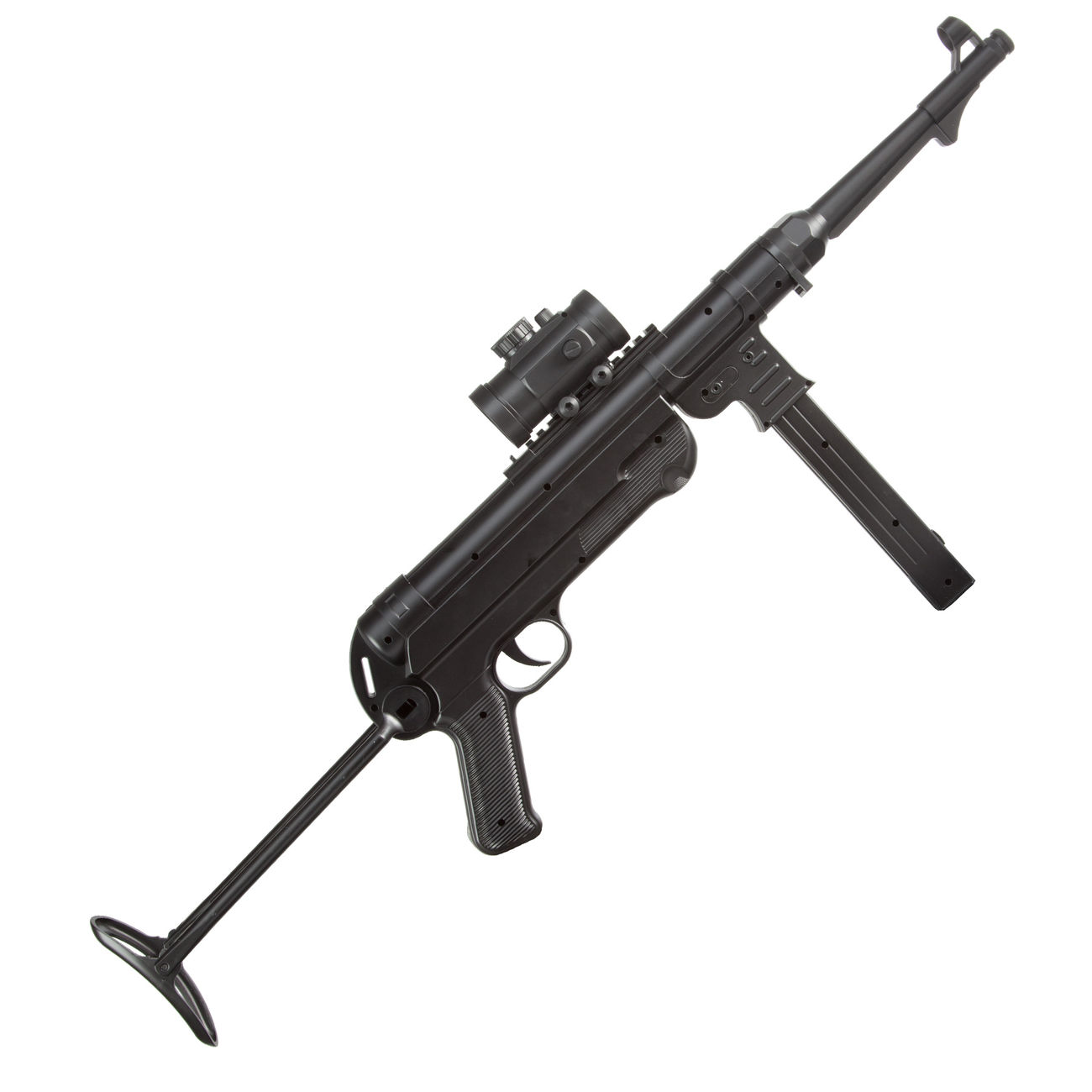 D.E. MP40 Maschinenpistole Springer 6mm BB schwarz Bild 2