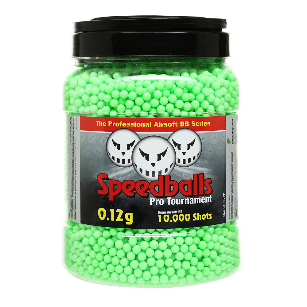 Speedballs Pro Tournament BBs 0,12g 10.000er Container Airsoftkugeln Zombie Green Bild 1