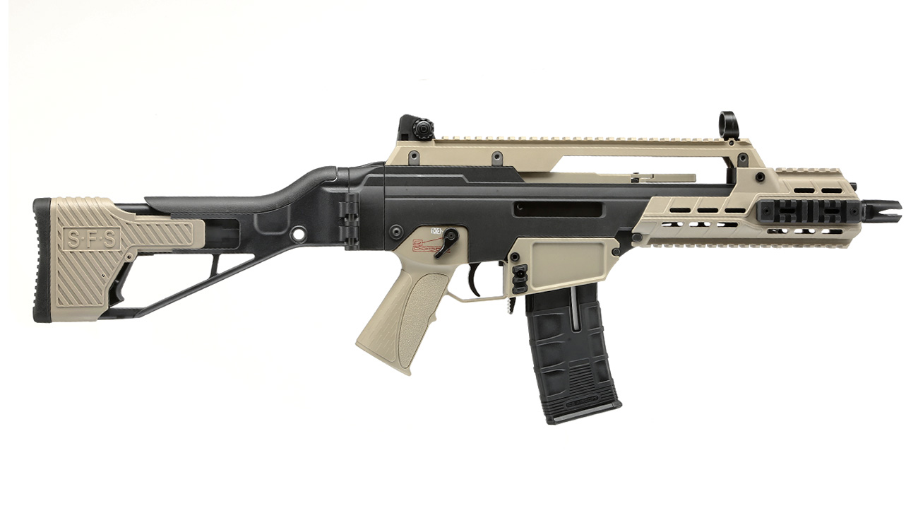 ICS G33 AAR SFS Compact Assault Rifle S-AEG 6mm BB Bicolor Bild 2