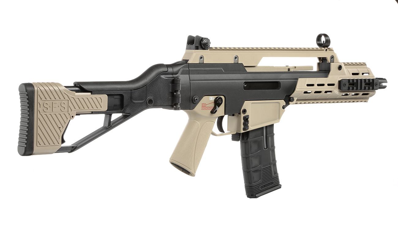 ICS G33 AAR SFS Compact Assault Rifle S-AEG 6mm BB Bicolor Bild 3