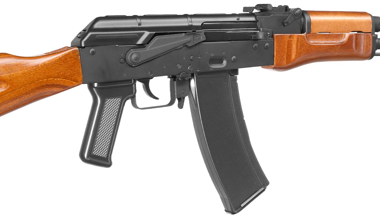 SRC AK-74N Vollmetall Echtholz Gas-Blow-Back 6mm BB Bild 7