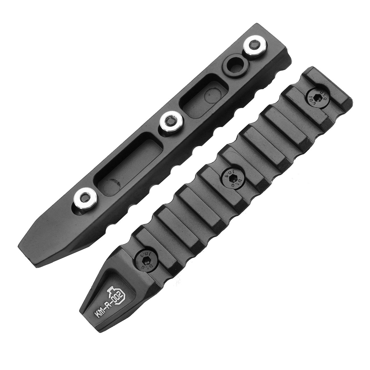 Ares KeyMod 21mm Aluminium Schienen Set Octarms 4.5-Zoll (2 Stck) schwarz