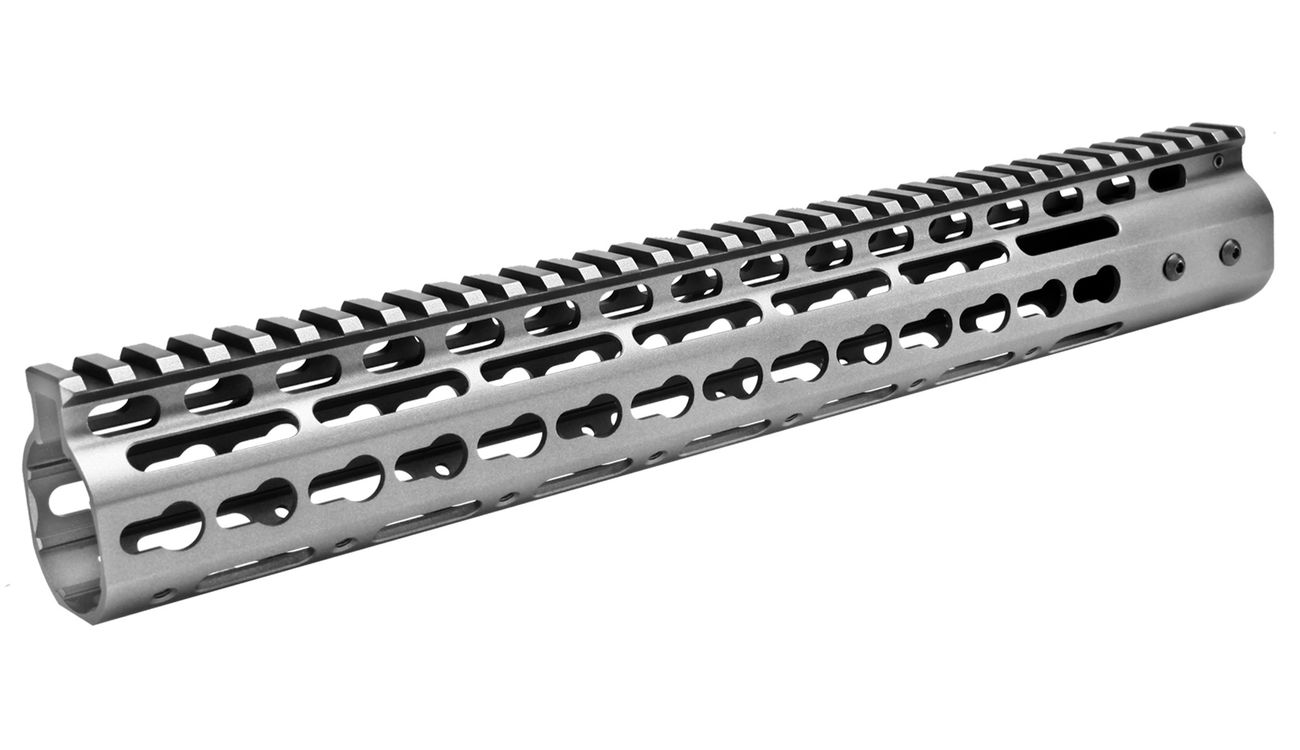 MadBull / Noveske M4 Aluminium NSR Rail Handguard 13.5 Zoll grau