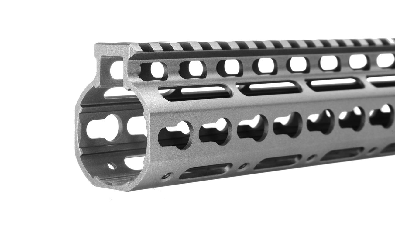 MadBull / Noveske M4 Aluminium NSR Rail Handguard 13.5 Zoll grau Bild 3