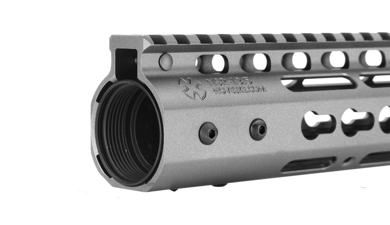 MadBull / Noveske M4 Aluminium NSR Rail Handguard 13.5 Zoll grau Bild 4