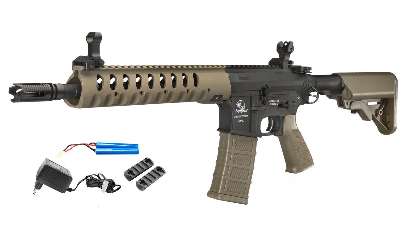ASG Armalite M15A4 Light Tactical Carbine Sportline Komplettset S-AEG 6mm BB Tan