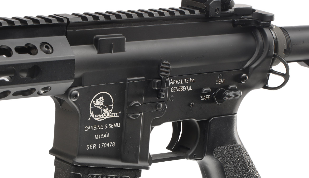 ASG Armalite M15A4 Assault Vollmetall Sportline Komplettset S-AEG 6mm BB schwarz Bild 6