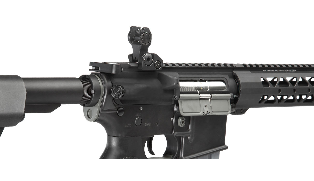 Deep Fire Samson Evolution M4A1 14.5 Zoll / 12,37 Rail Standard S-AEG 6mm BB schwarz Bild 6