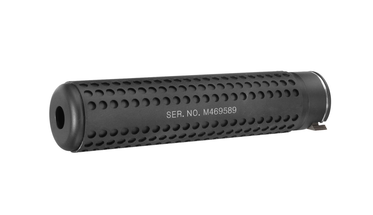 VFC M4QD Aluminium Silencer inkl. Stahl Flash-Hider 14mm- schwarz