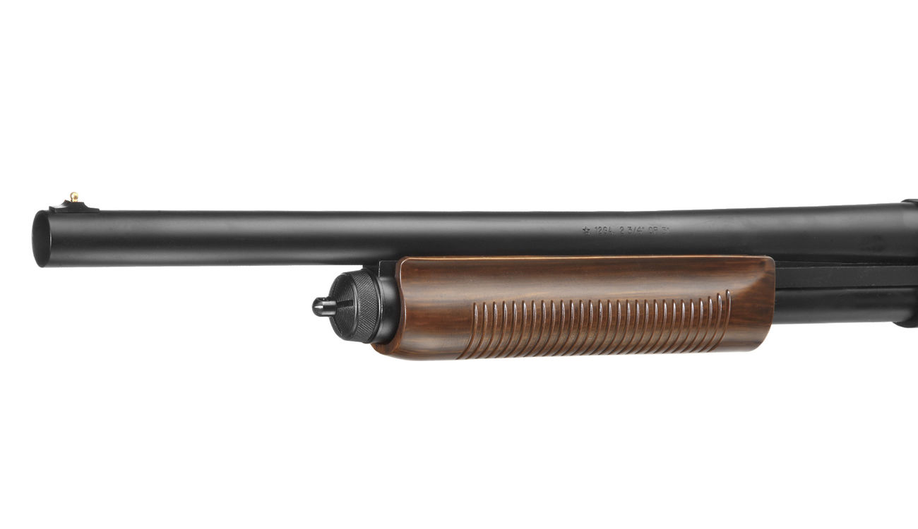 Tokyo Marui M870 Pump Action Gas Shotgun 6mm BB Wood-Style Bild 5