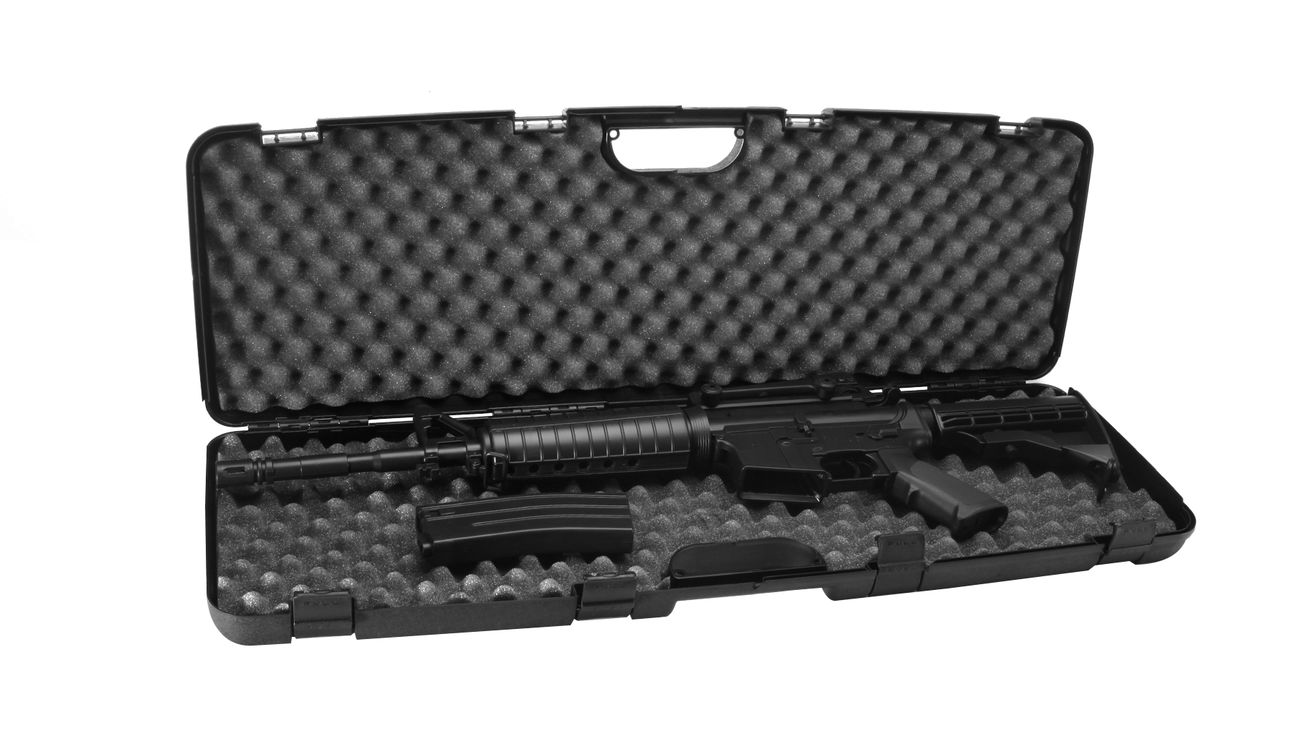 Negrini Universal Gewehrkoffer 80 x 24,5 x 7,5 cm schwarz Bild 1