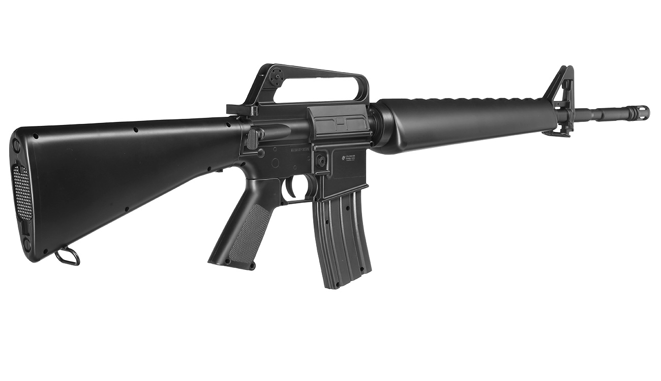 Well M16A1 Rifle Springer Softair 6mm BB schwarz Bild 3