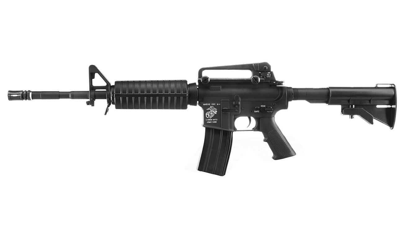 G&P M4A1 Carbine Vollmetall S-AEG 6mm BB schwarz Bild 1