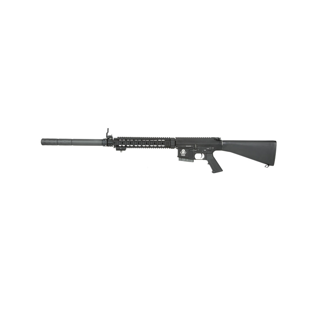 G&G GR25 Sniper Vollmetall S-AEG 6mm BB schwarz inkl. QD Mock Suppressor Bild 1
