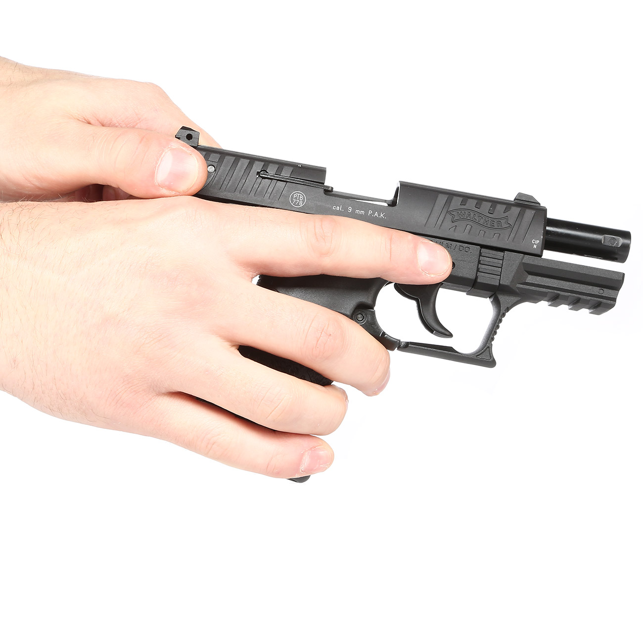 Walther P22Q Schreckschuss Pistole 9mm P.A.K. schwarz Bild 5
