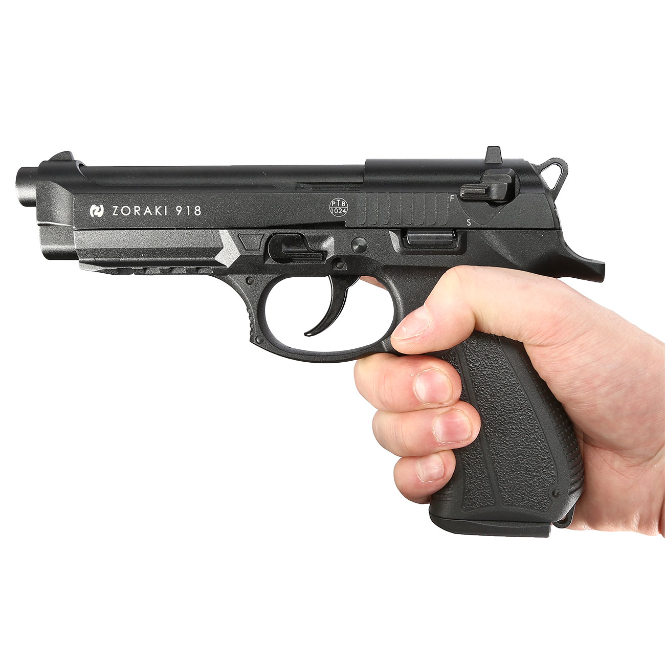 Zoraki 918 Schreckschuss-Pistole 9mm P.A. brniert Bild 3