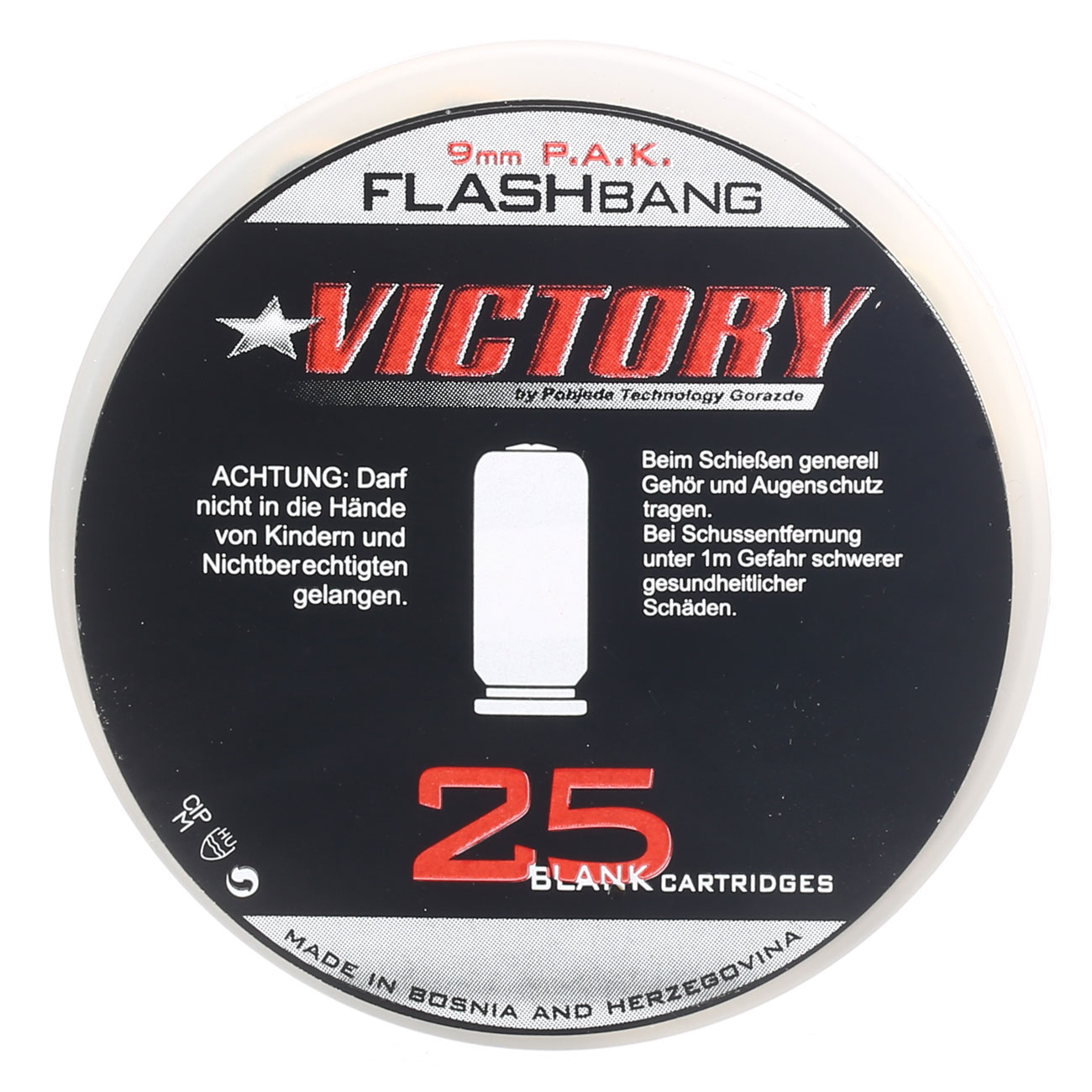 Platzpatronen Victory Flashbang 9mm P.A.K 25 Stck Bild 3