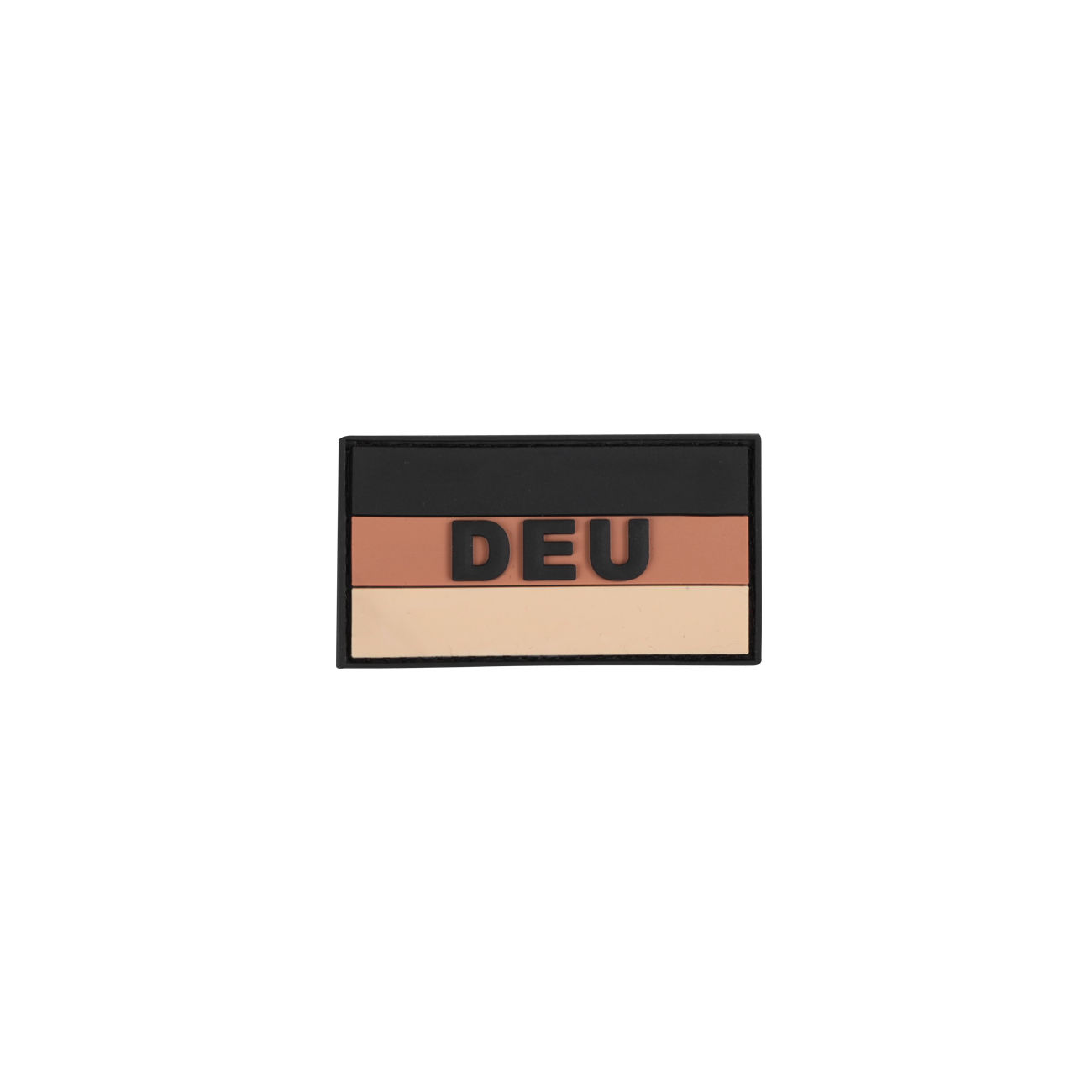 3D Rubber Patch Deutschlandflagge DEU khaki
